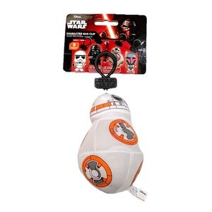DISNEY STAR WARS BB-8 FORCE AWAKENS 4.5" PLUSH TOYS BAG CLIP-ON SERIES 1 NWT